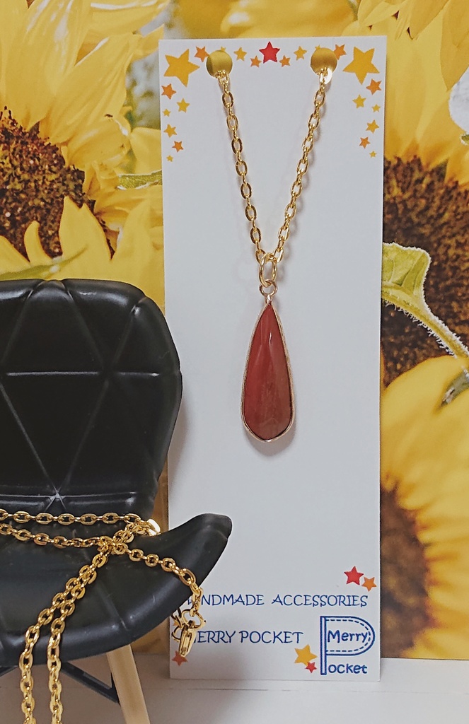 ✨天然石のネックレス✨