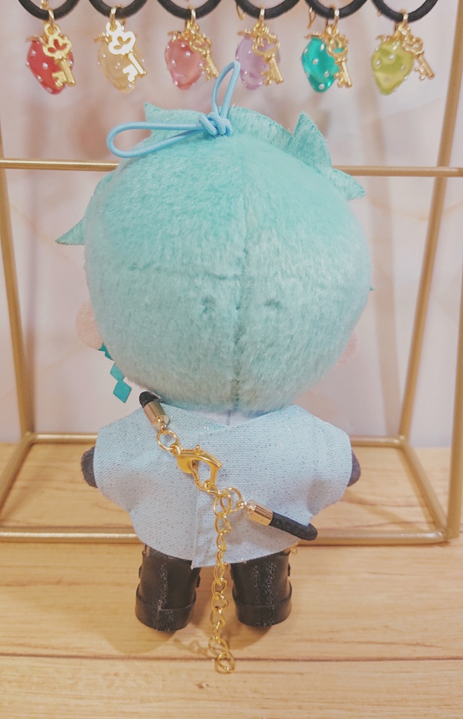 🗝️カギとイチゴのポーチ🍓