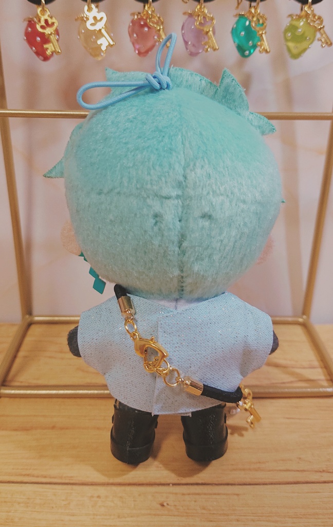 🗝️カギとイチゴのポーチ🍓