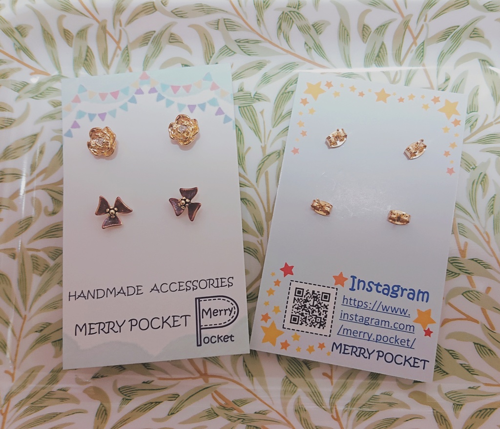 💛おさななの日❤️ピアスセット🥂👔