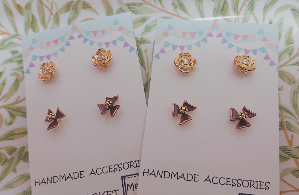 💛おさななの日❤️ピアスセット🥂👔