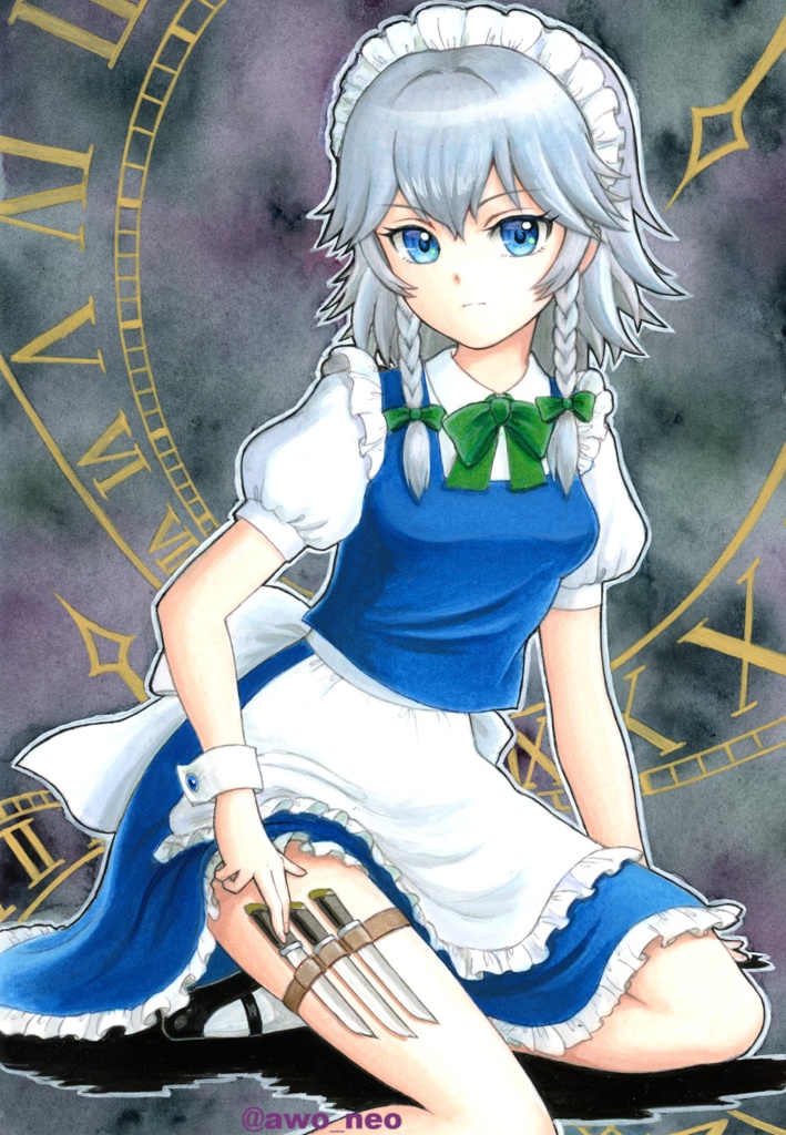 東方東方Project 十六夜咲夜 A4サイズ