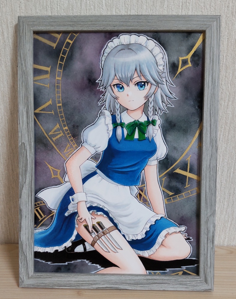 東方東方Project 十六夜咲夜 A4サイズ