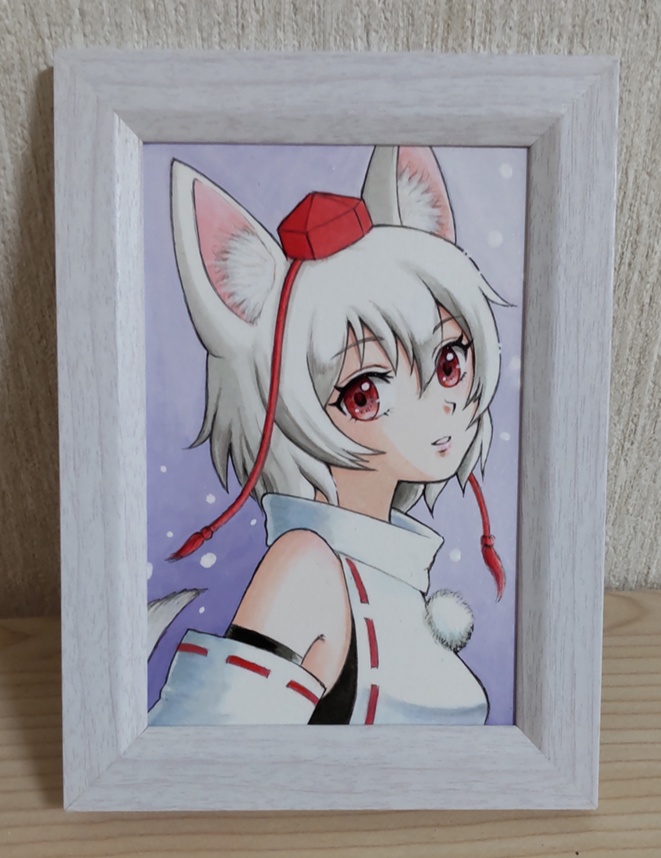 東方Project 犬走椛 ハガキサイズ ※難あり