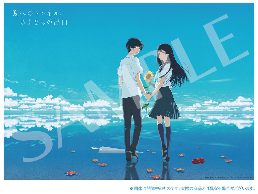 「夏へのトンネル、さよならの出口」キービジュアルポスター（B2横サイズ）