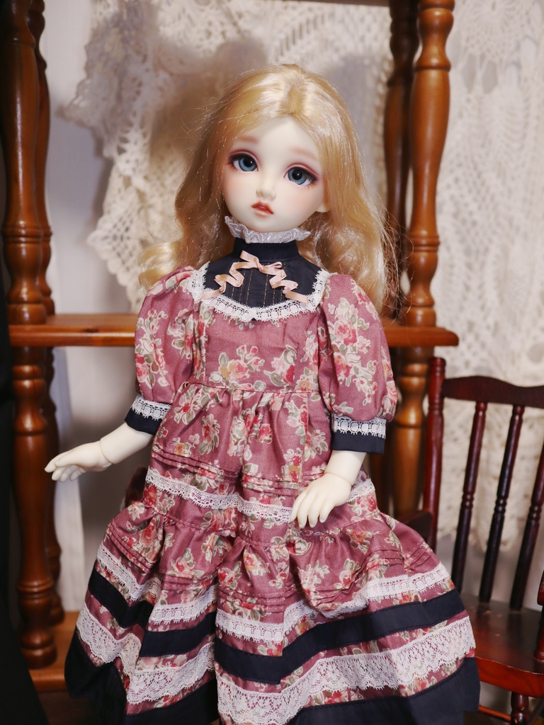 SD〜SDGr、DSD　紫とネイビーのワンピース