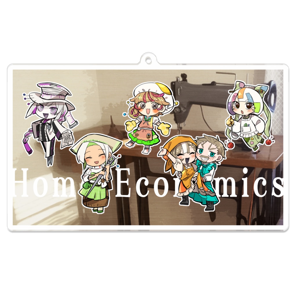 家庭科ミニキャラアクキー