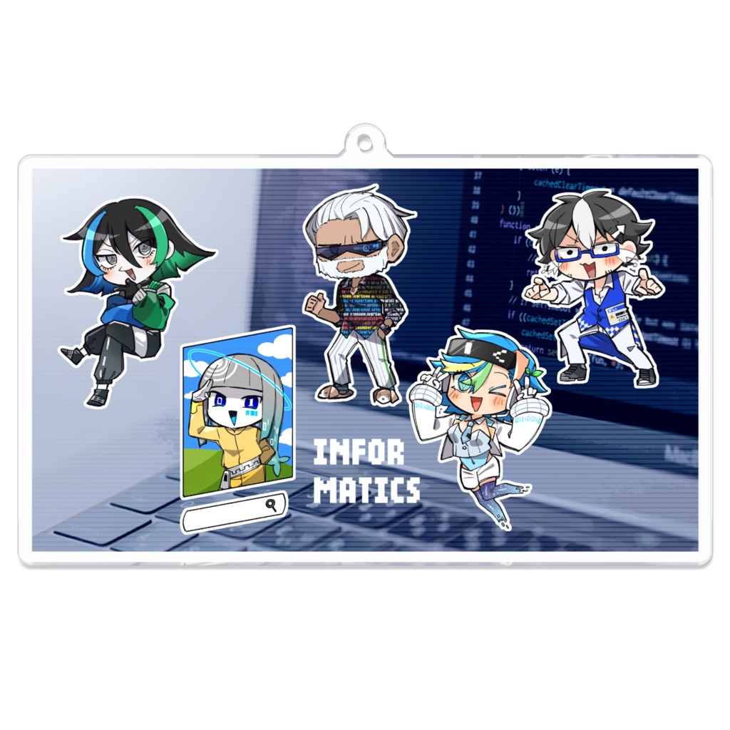 情報ミニキャラアクキー