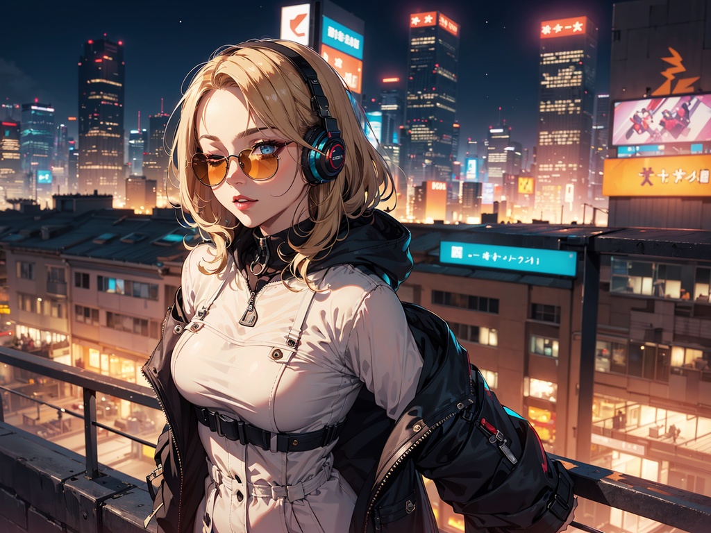 cyberpunk girl　02