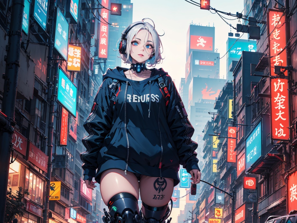 cyberpunk girl 04