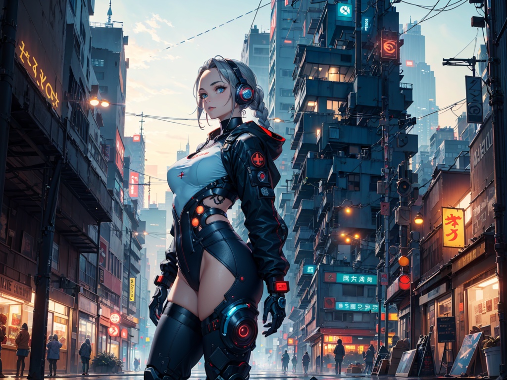 cyberpunk girl　04