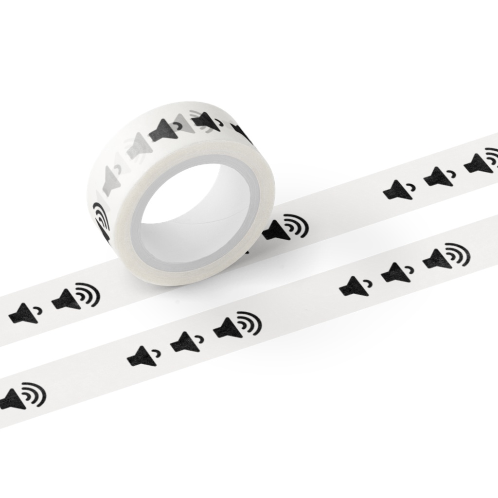 メガホンのマステ