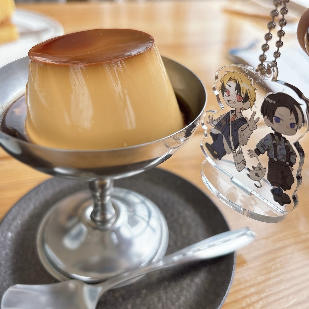 【コラボグッズ】アクリルキーホルダースタンド&ポストカード