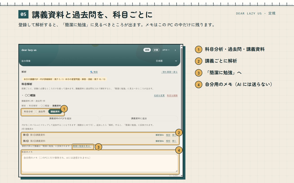Dear Lazy Us(Windows 版・無料)