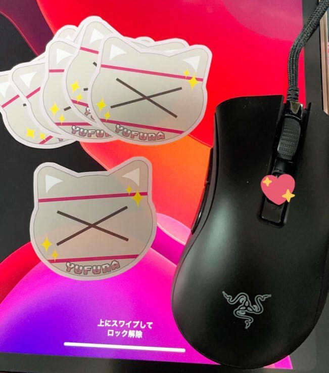 ゆふなさんモチーフステッカー