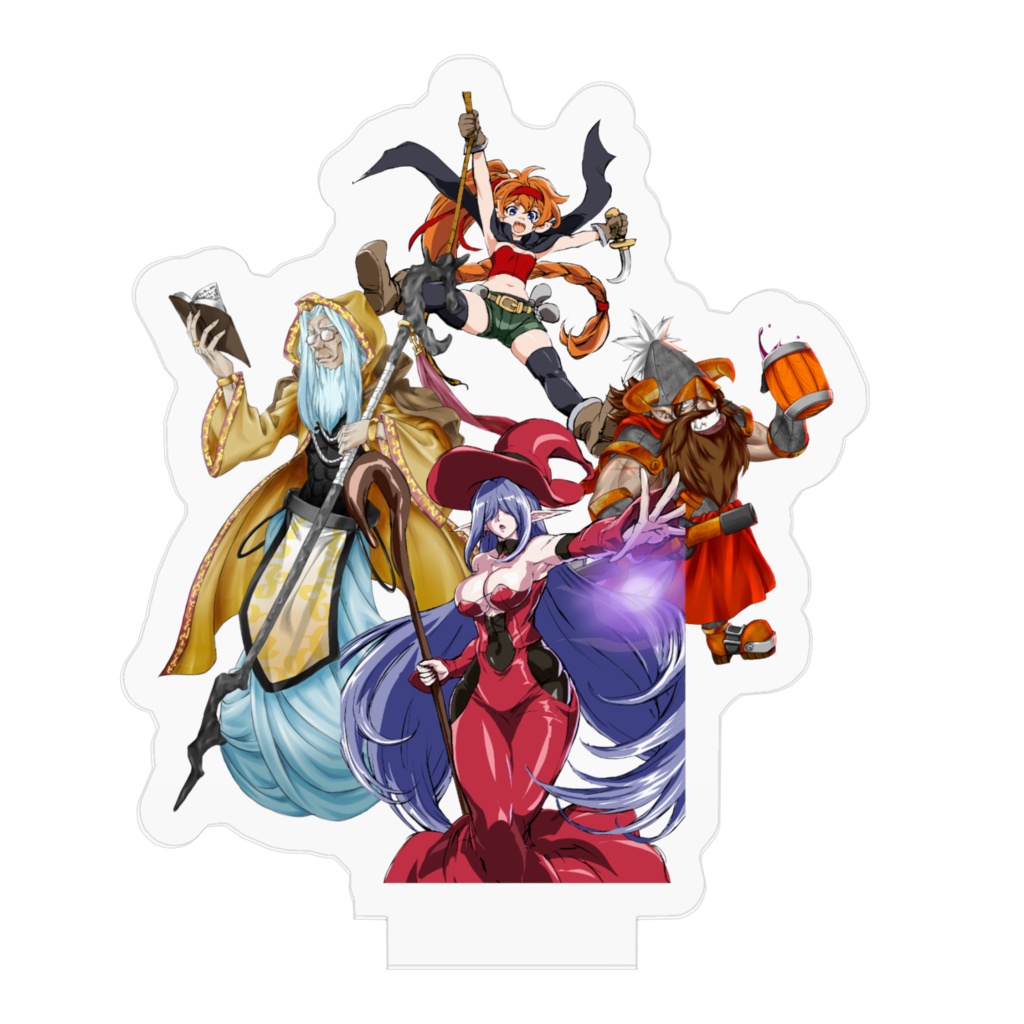 AbsoluteZero 4キャラ アクリルフィギュア