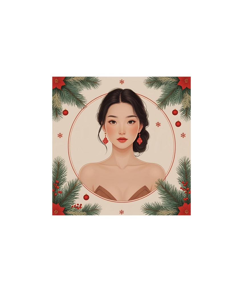 季節と花のレトロイラスト 20枚セット 2