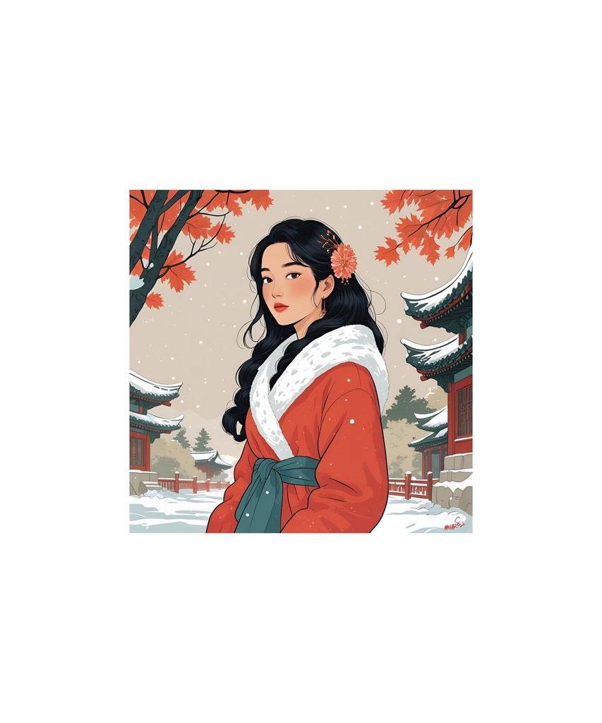 季節と花のレトロイラスト 20枚セット 2