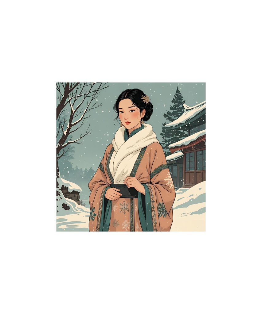 季節と花のレトロイラスト 20枚セット 2