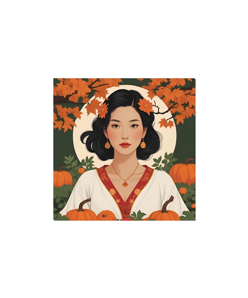 季節と花のレトロイラスト 20枚セット 2