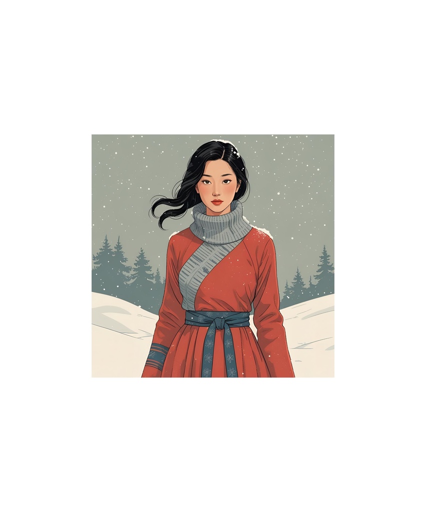 季節と花のレトロイラスト 20枚セット 2