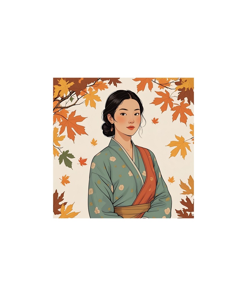 季節と花のレトロイラスト 20枚セット 2