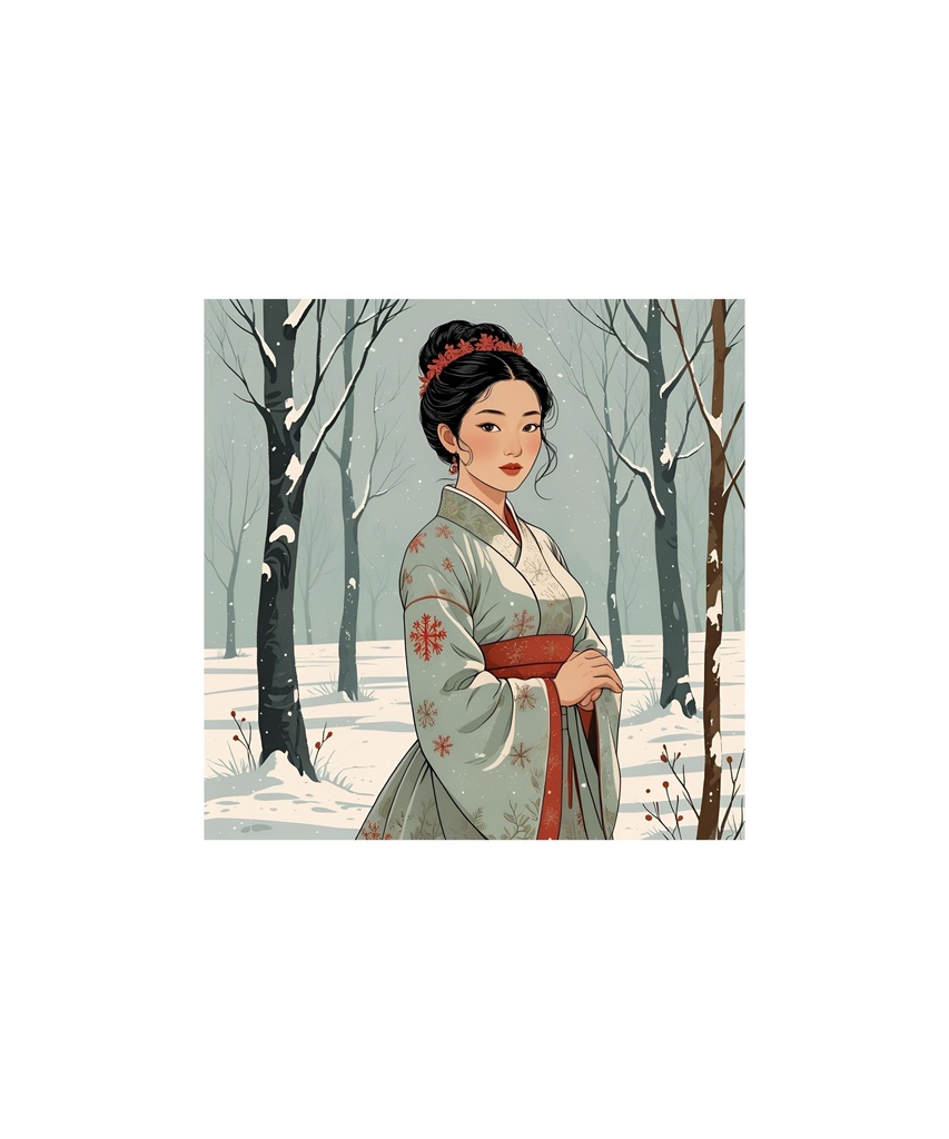 季節と花のレトロイラスト 20枚セット 3