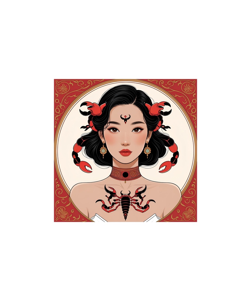 星座と惑星モチーフ レトロイラストセット 88枚