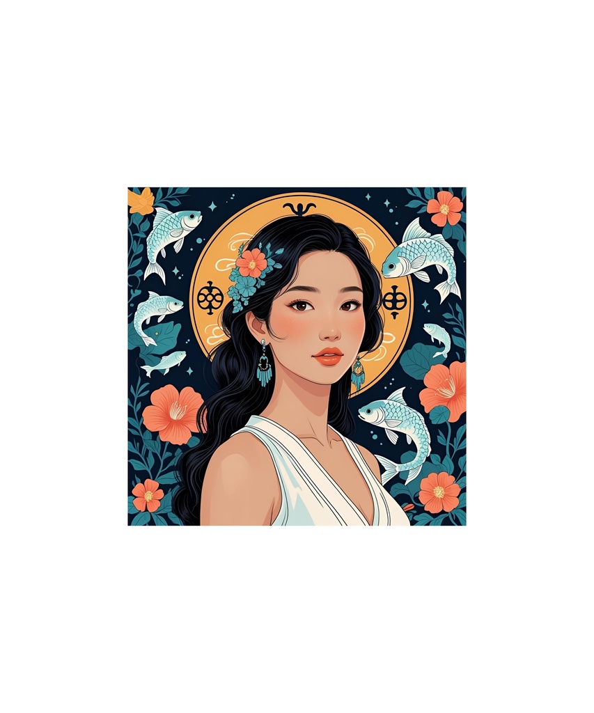 星座と惑星モチーフ レトロイラストセット 88枚