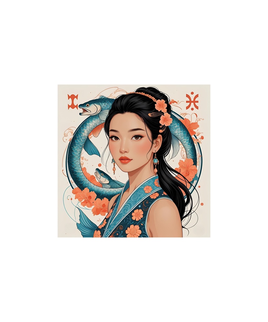 星座と惑星モチーフ レトロイラストセット 88枚