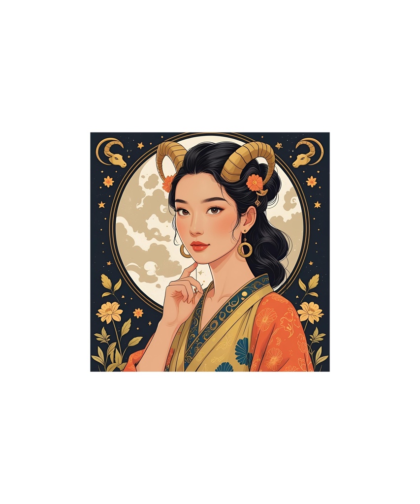 星座と惑星モチーフ レトロイラストセット 88枚