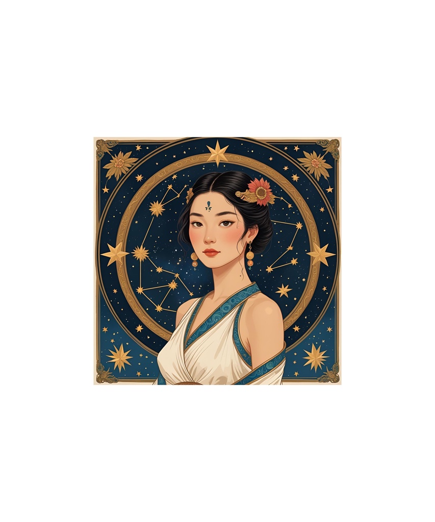 星座と惑星モチーフ レトロイラストセット 88枚