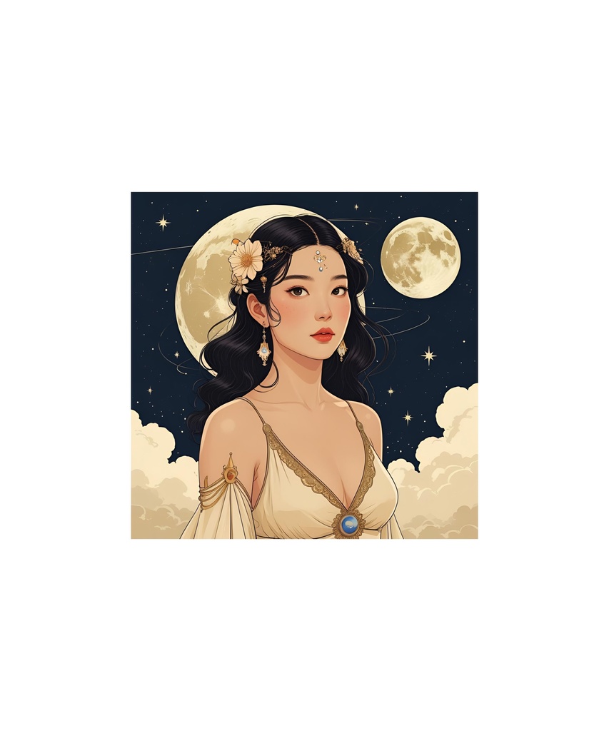 星座と惑星モチーフ レトロイラストセット 88枚