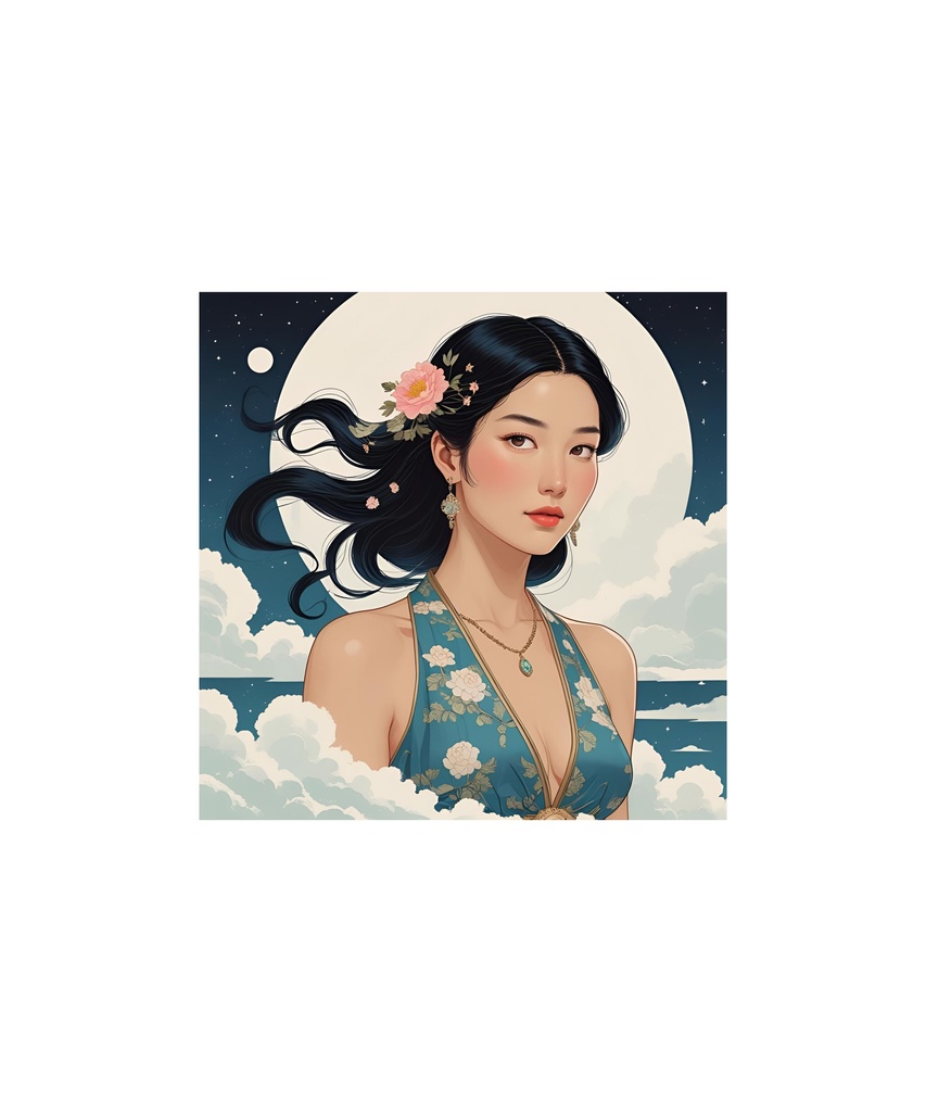 星座と惑星モチーフ レトロイラストセット 88枚