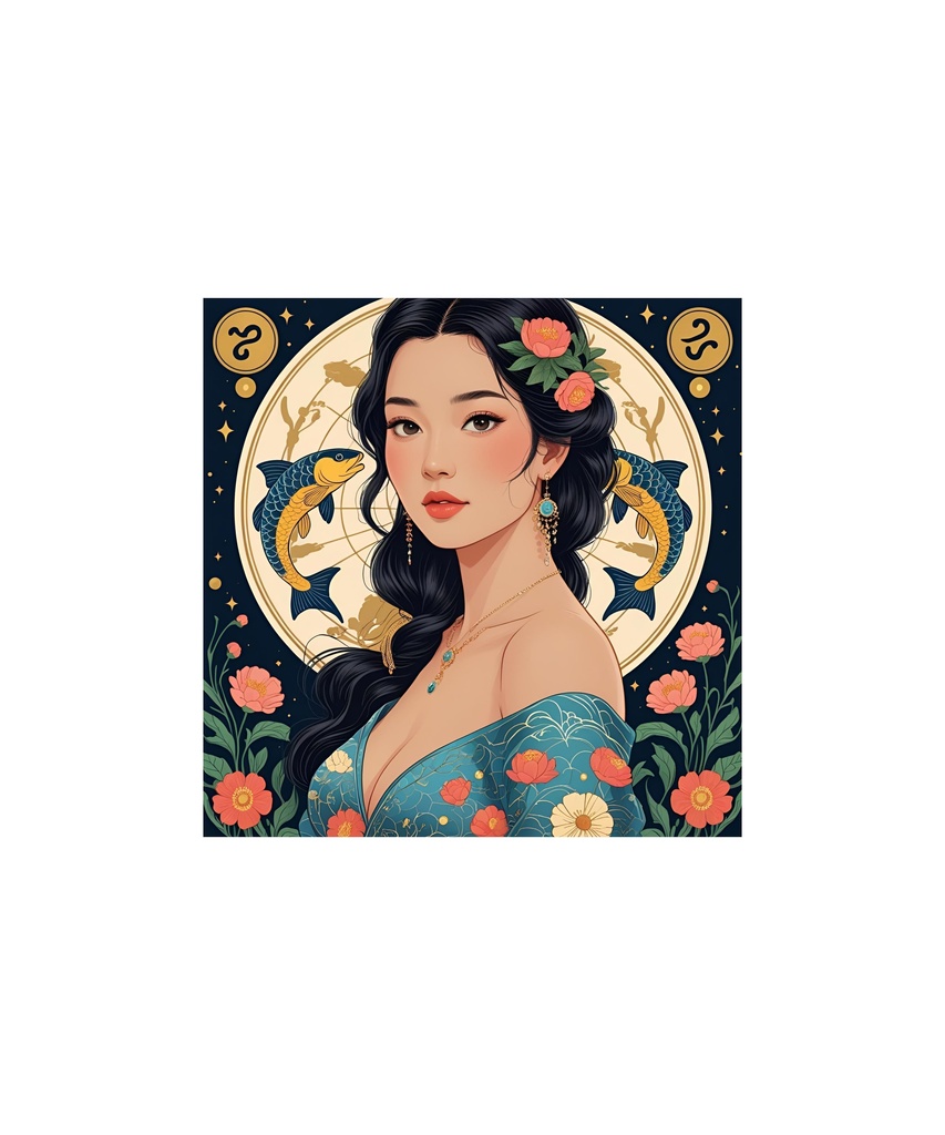 星座と惑星モチーフ レトロイラストセット 88枚