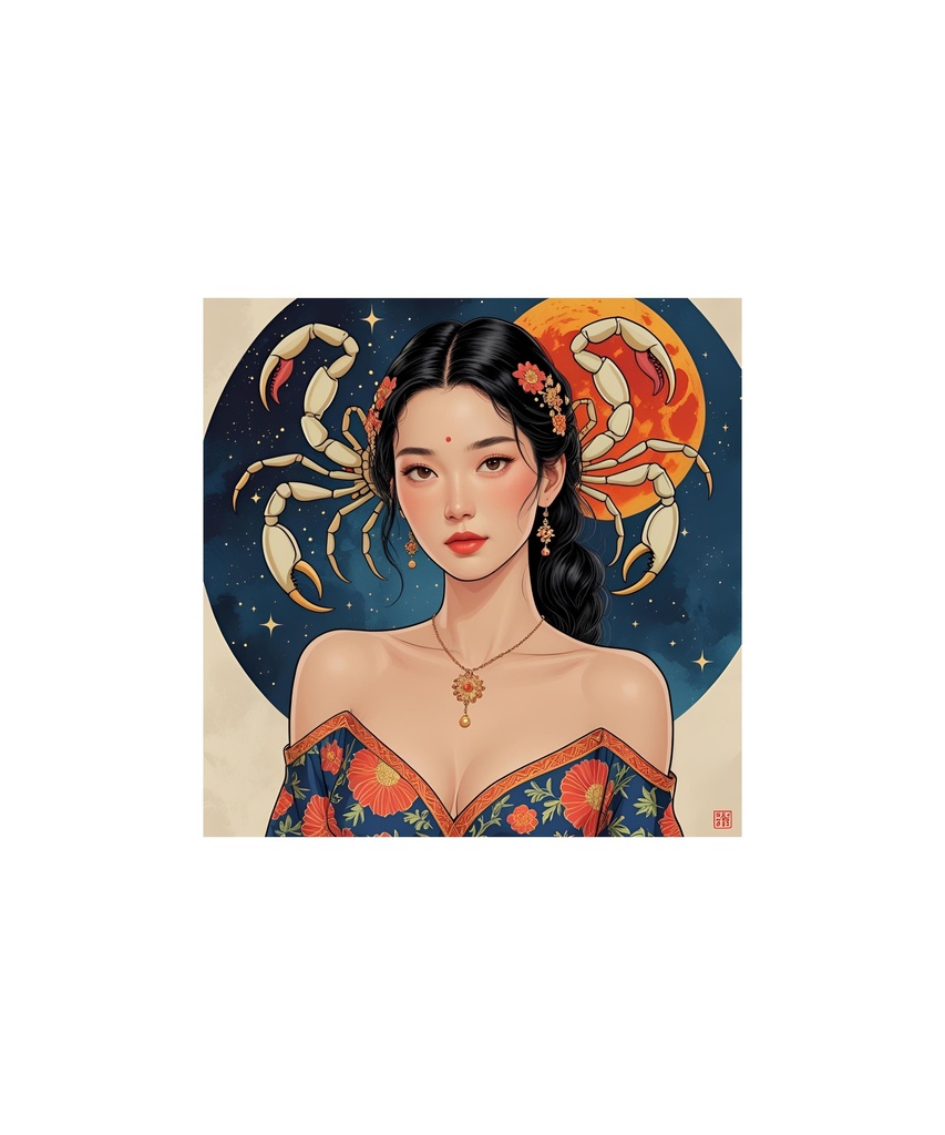 星座と惑星モチーフ レトロイラストセット 88枚