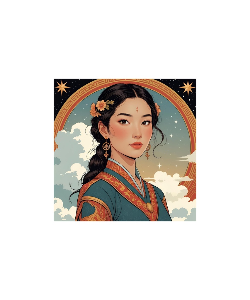 星座と惑星モチーフ レトロイラストセット 88枚