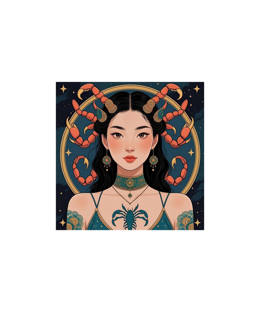 星座と惑星モチーフ レトロイラストセット 88枚