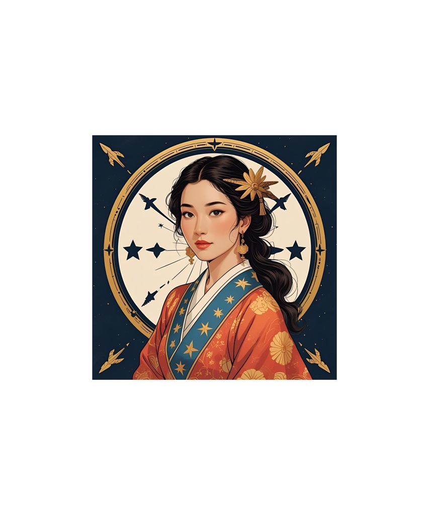 星座と惑星モチーフ レトロイラストセット 88枚