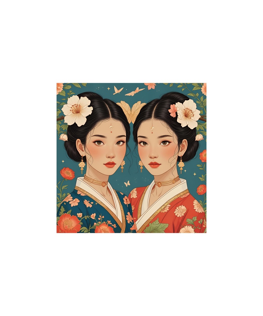 星座と惑星モチーフ レトロイラストセット 88枚