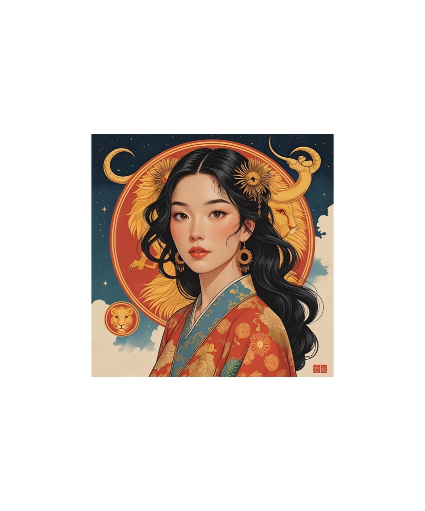 星座と惑星モチーフ レトロイラストセット 88枚