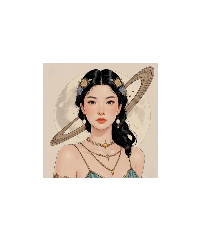 星座と惑星モチーフ レトロイラストセット 88枚