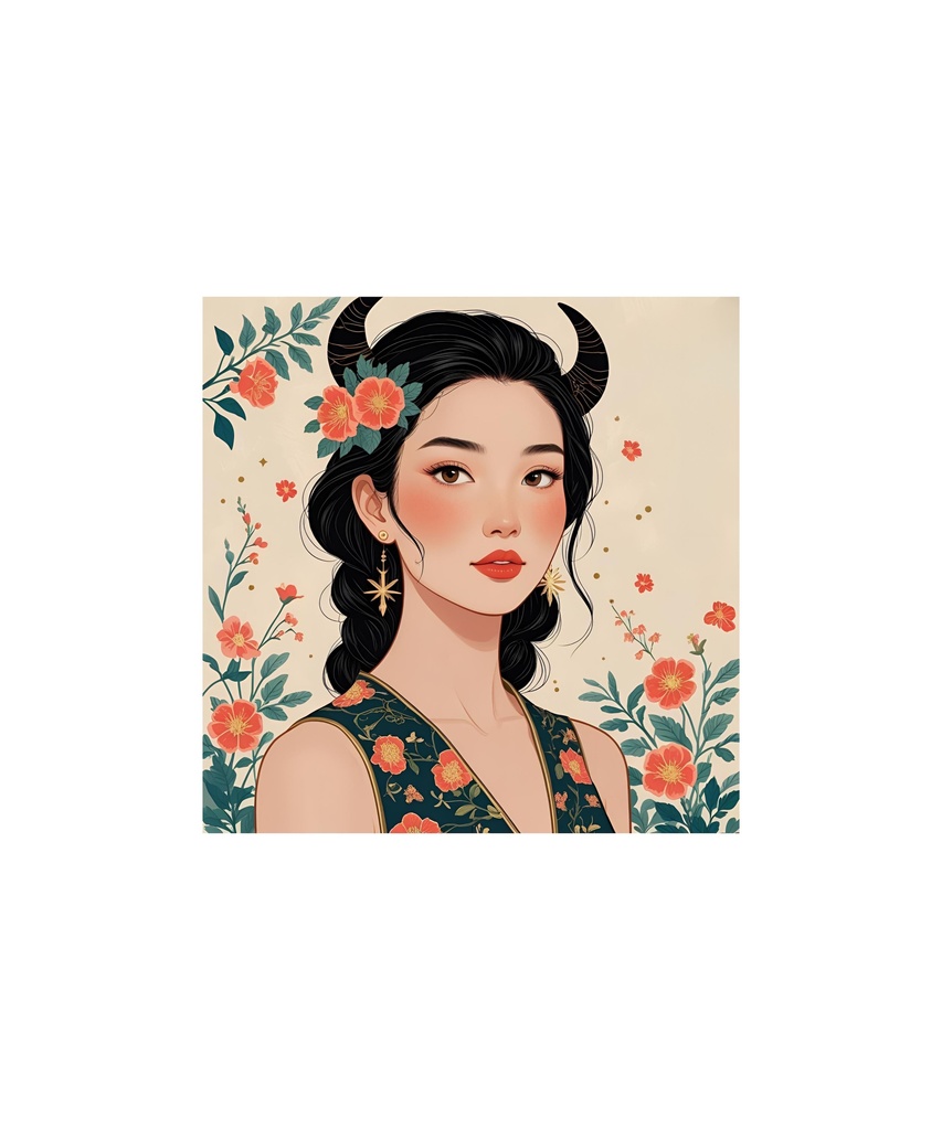 星座と惑星モチーフ レトロイラストセット 88枚