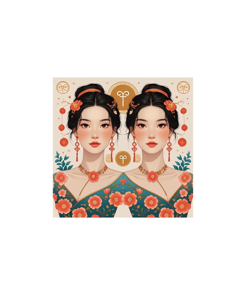 星座と惑星モチーフ レトロイラストセット 88枚