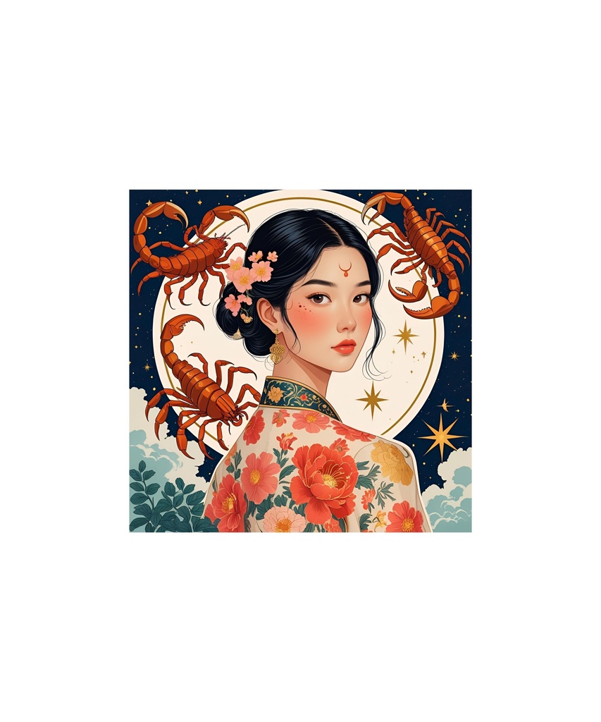 星座と惑星モチーフ レトロイラストセット 88枚