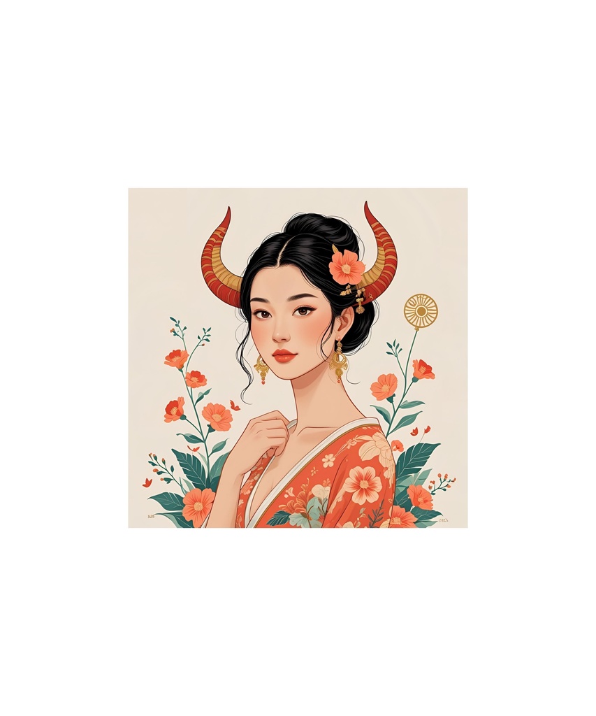 星座と惑星モチーフ レトロイラストセット 88枚