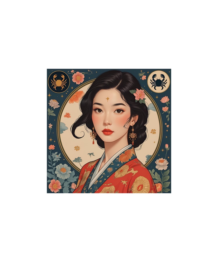 星座と惑星モチーフ レトロイラストセット 88枚