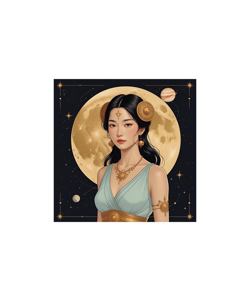 星座と惑星モチーフ レトロイラストセット 88枚