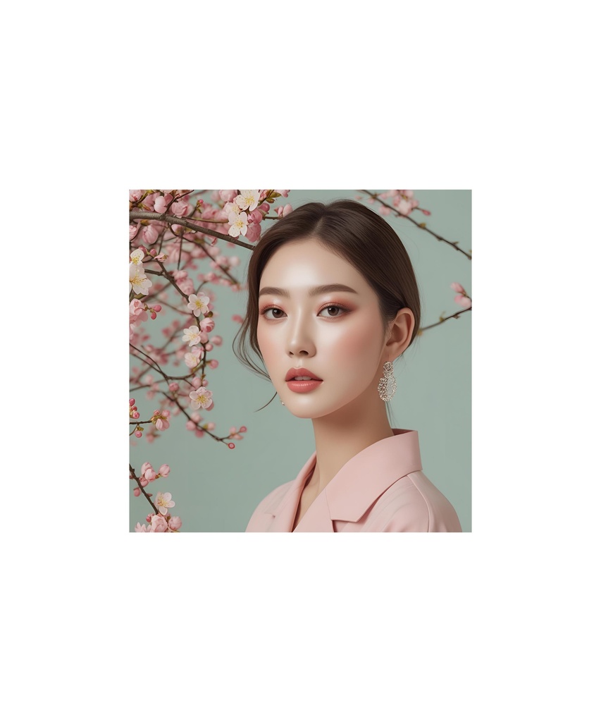 Floral Glow – 花と美肌のビジュアル素材集 38枚セット