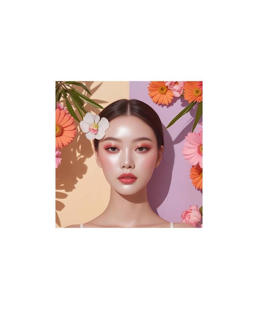 Floral Glow – 花と美肌のビジュアル素材集 38枚セット